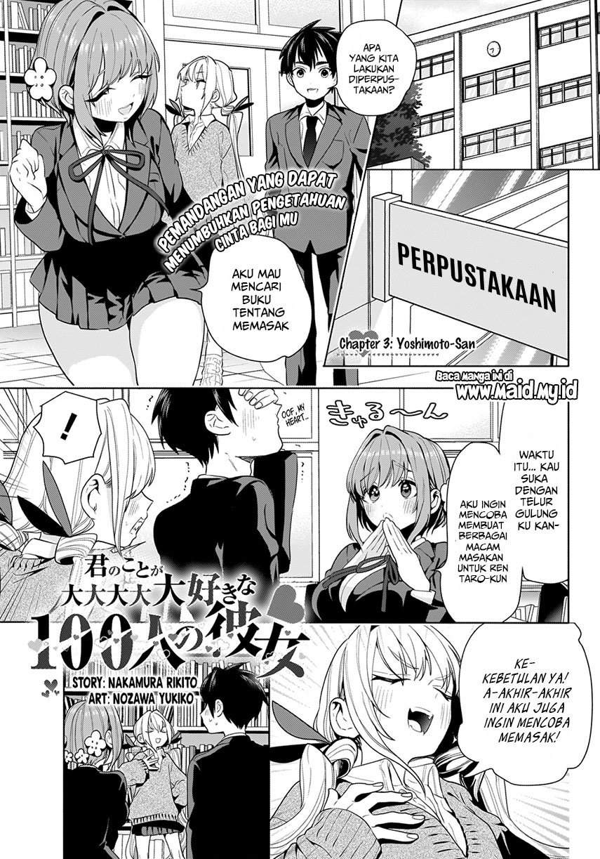 Kimi no Koto ga Dai Dai Dai Dai Daisuki na 100-ri no Kanojo Chapter 03 Bahasa Indonesia
